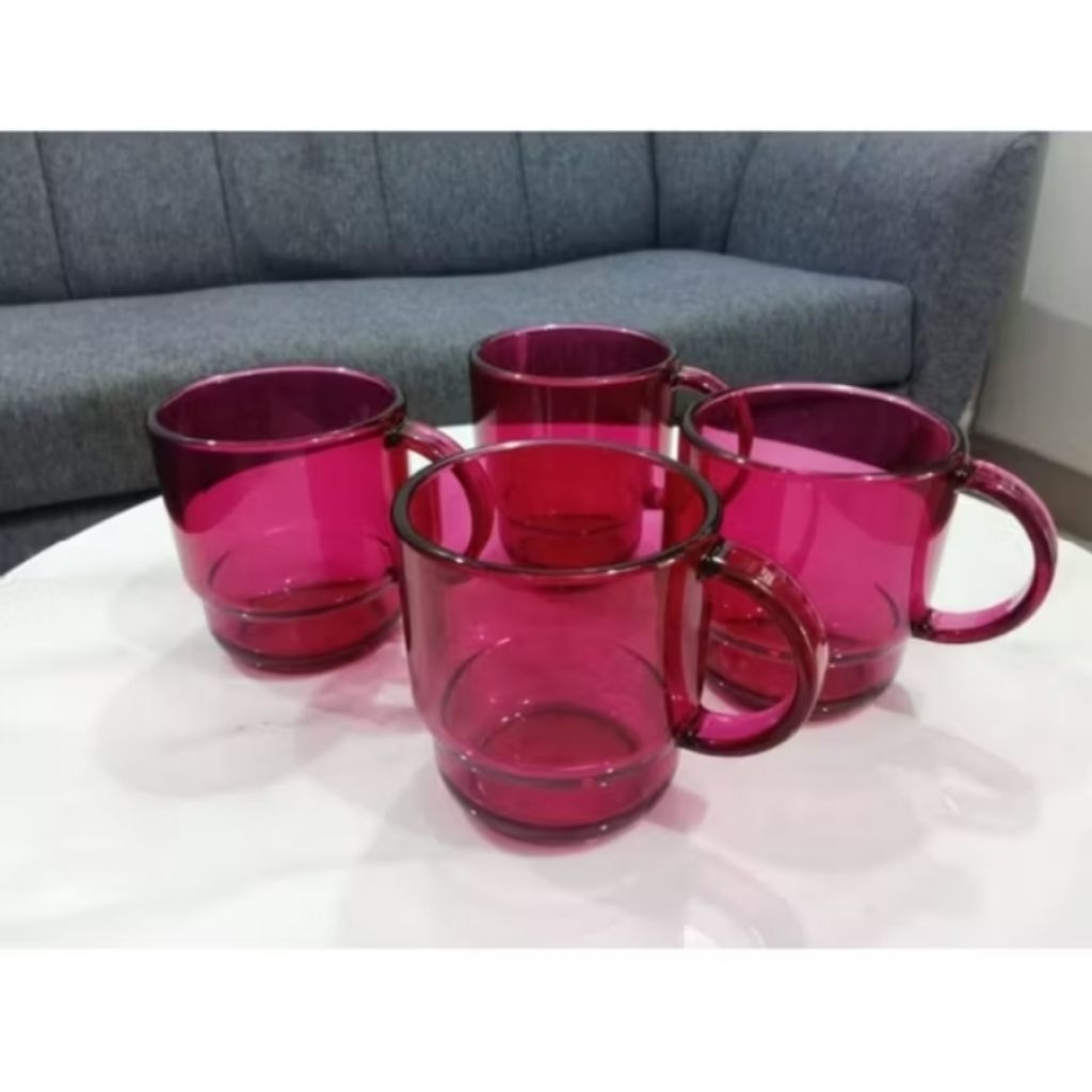 Clear mug crystal Tupperware