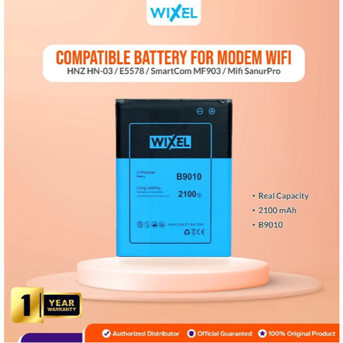WIXEL Baterai B9010 Modem Wifi Mifi HNZ HN-03 SmartCom MF903 SanurPro E5578 Smart Com Double Power R