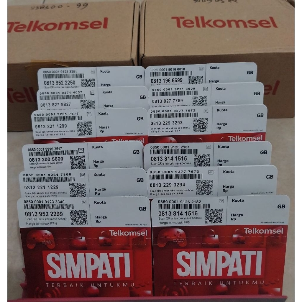 Nomor Cantik PERDANA SIMPATI 11 DIGIT