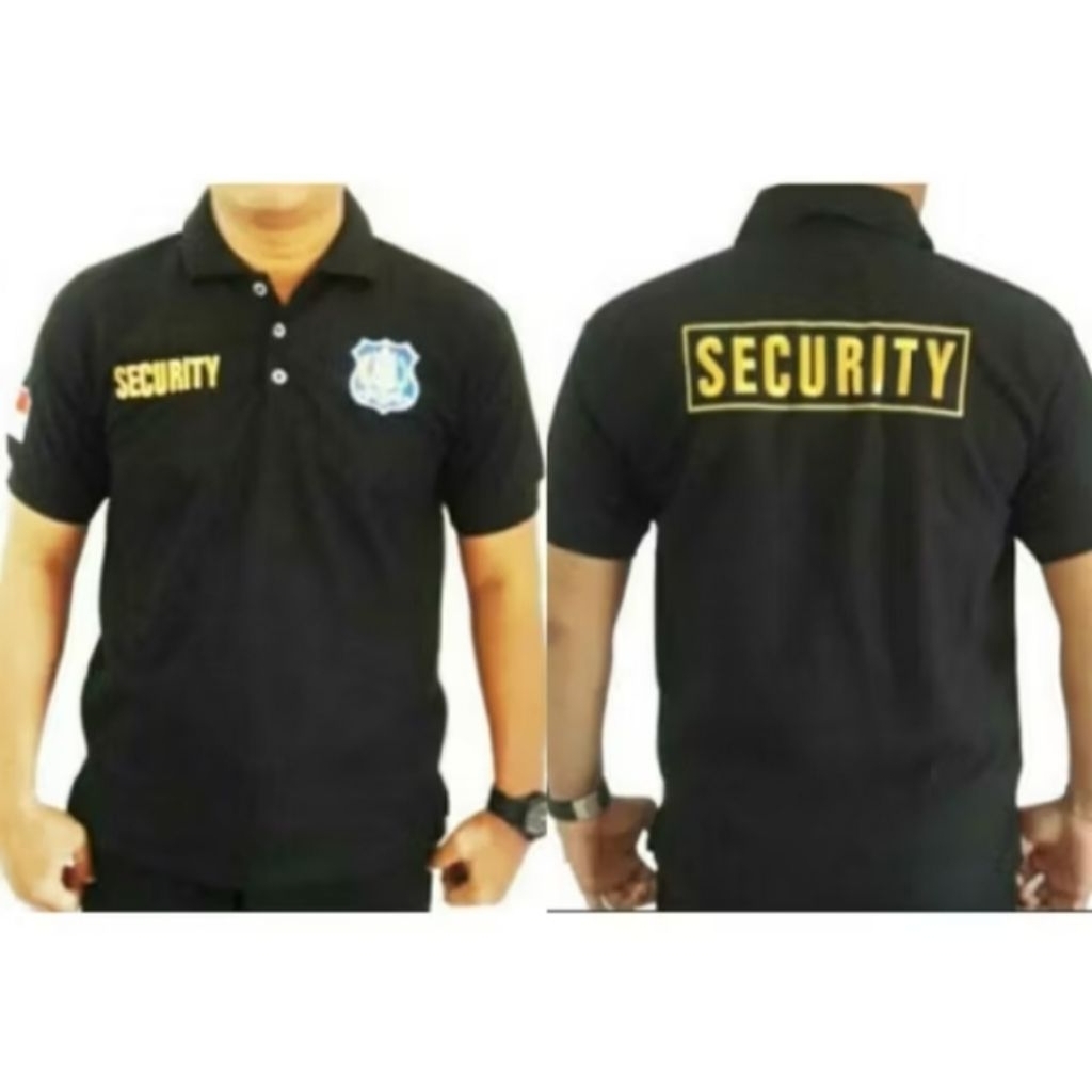 KAOS SECURITY FULL BORDIR - KAOS KERAH SECURITY BORDIR