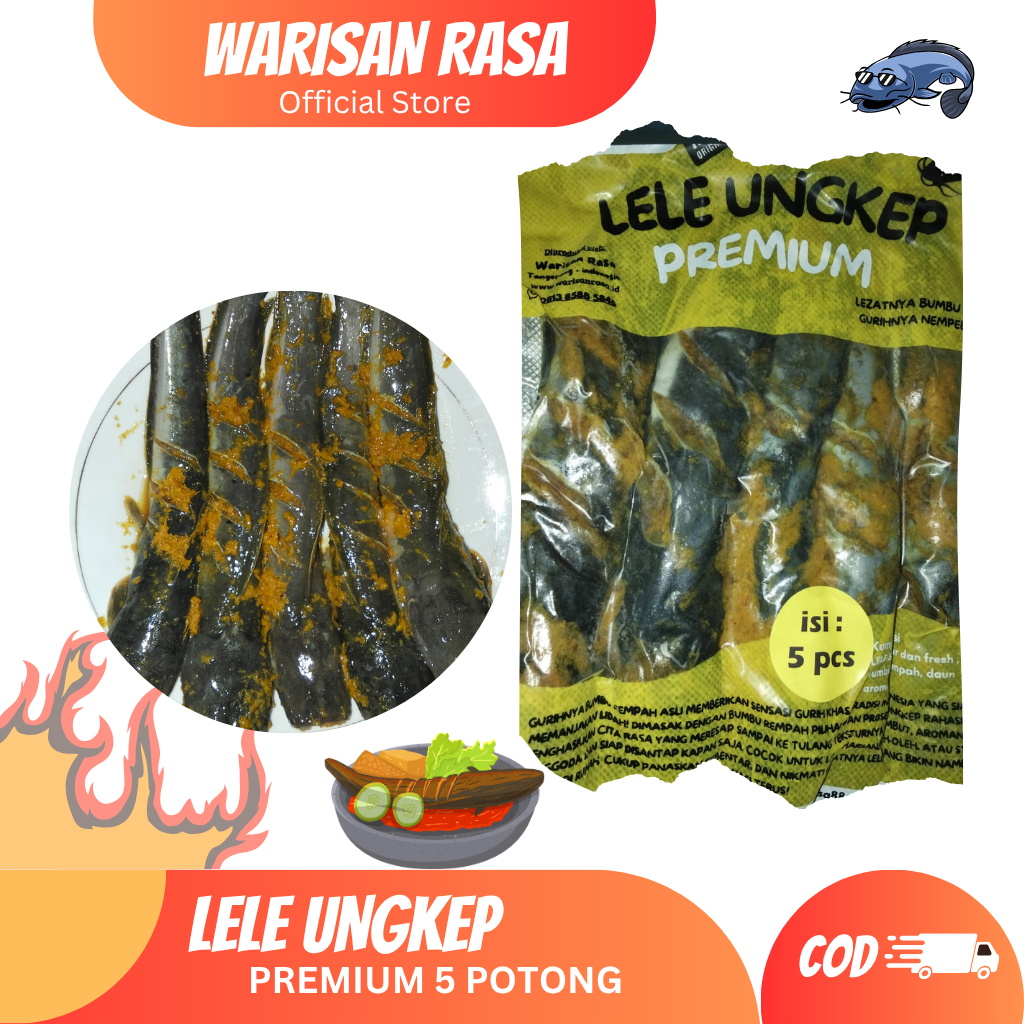 Frozen Lele Ungkep Premium Siap Goreng Praktis Halal