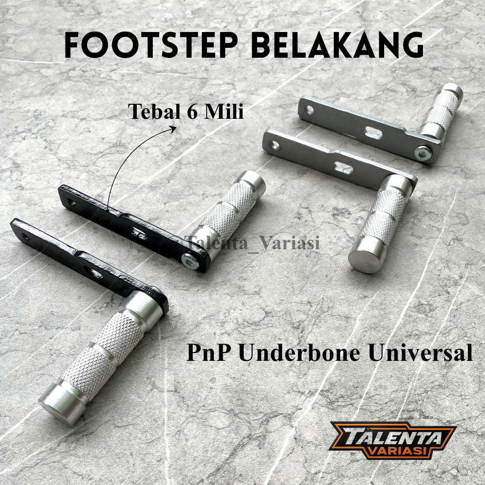 Breket Step Belakang Satria Fu footstep pustep underbone ub costum satria