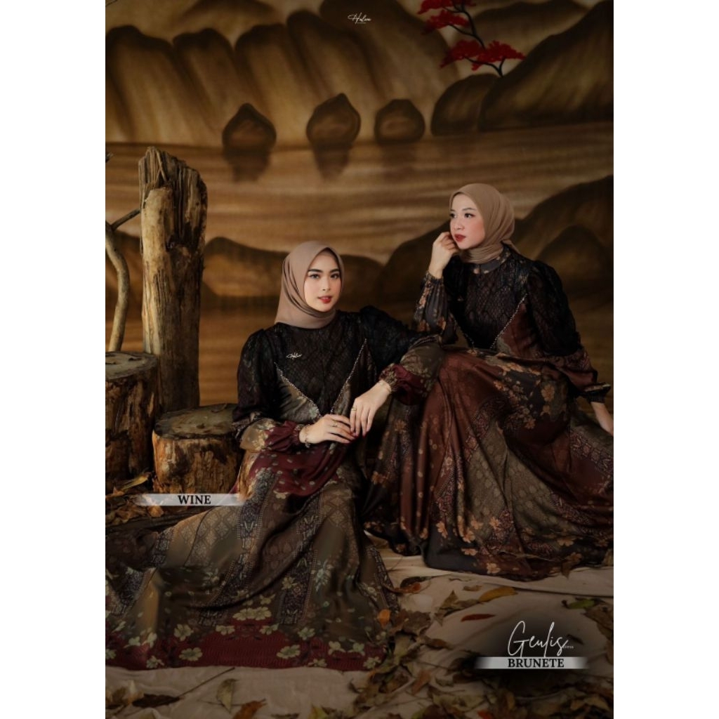 GEULIS DRESS//DRESS BY HALWA APPAREL//GAMIS LEBARAN 2026