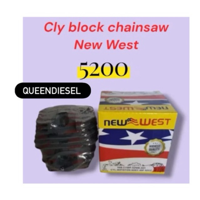 Clyinder Block Chainsaw 5200 / Cly Block Boring Chainsaw New West 52cc