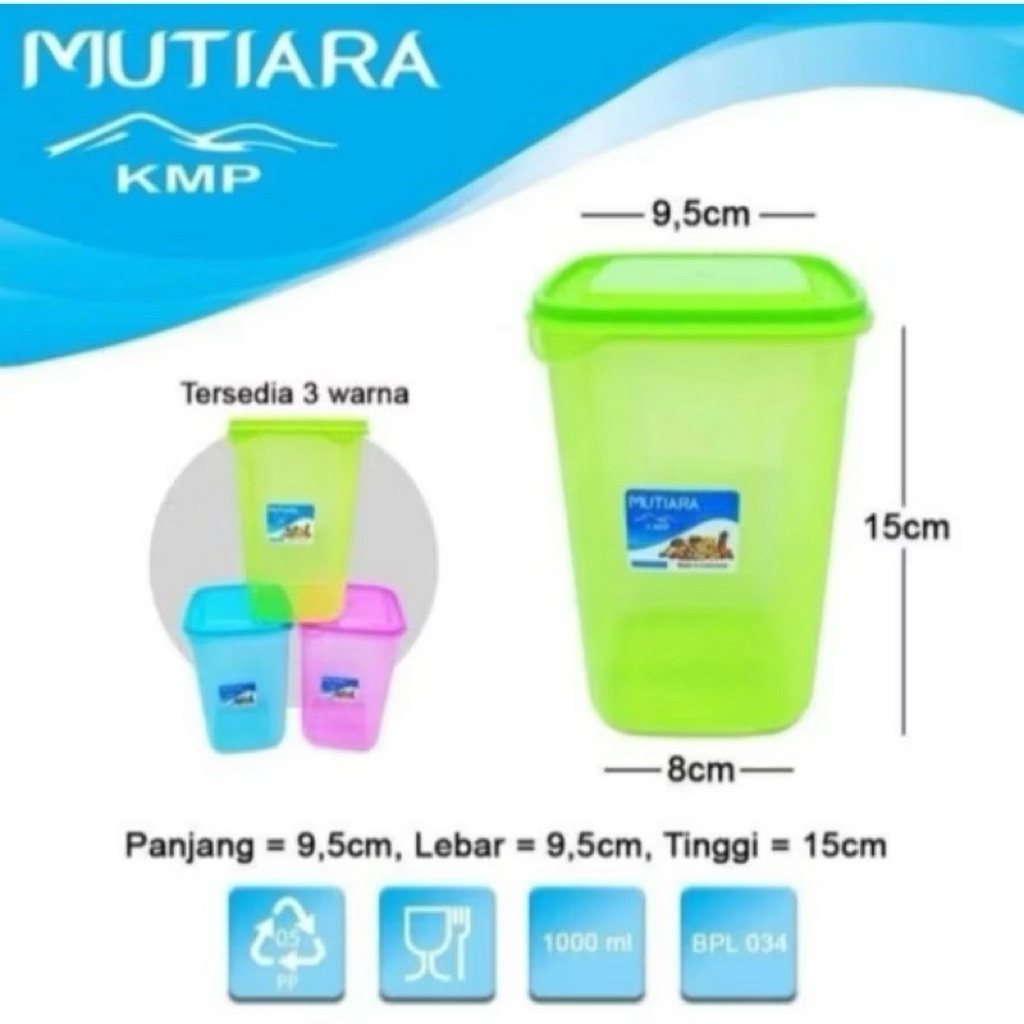 Toples plastik / Toples KMP mutiara