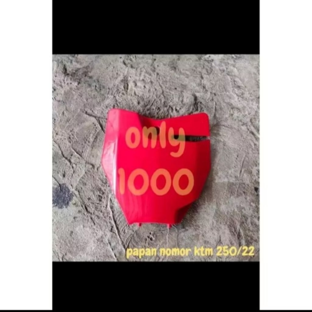 PAPAN NOMER KTM 250 2017 PAPAN NOMOR KTM 250 PAPAN STARS KTM 250 COVER NUMBER KTM 250 PLAT NOMER KTM