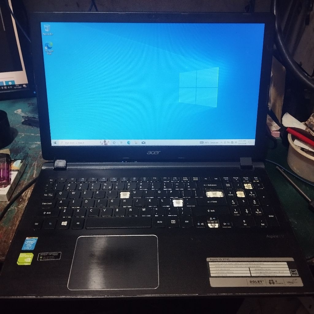 Motherboard Acer V5-573G Core i7-4500U Ram 4GB Onboard Nvidia 750M Original