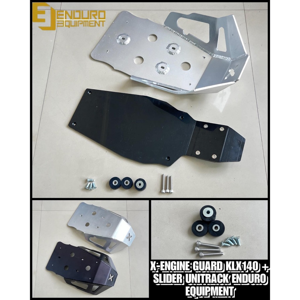 X-ENGINE GUARD KLX 140 + SLIDER UNITRACK ENDURO EQUIPMENT