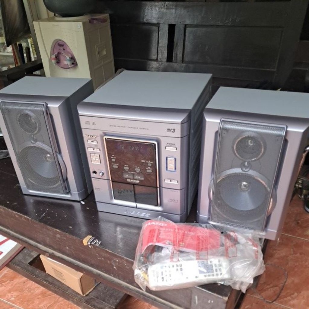 Tape Compo Radio FM CD 3 DISC super simba plus bluetooth