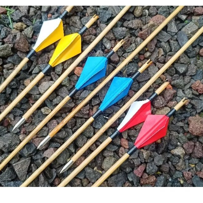 Arrow Bambu Petung 8/7 mm untuk Latihan 1 pcs