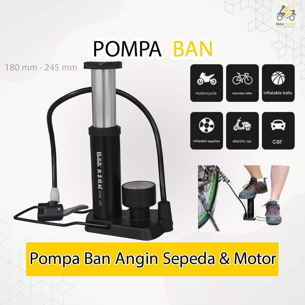 Pompa Angin Ban Sepeda Pompa Mini Ban Motor