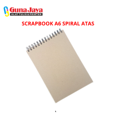 SCRAPBOOK A6 SPIRAL ATAS - NOTEPAD