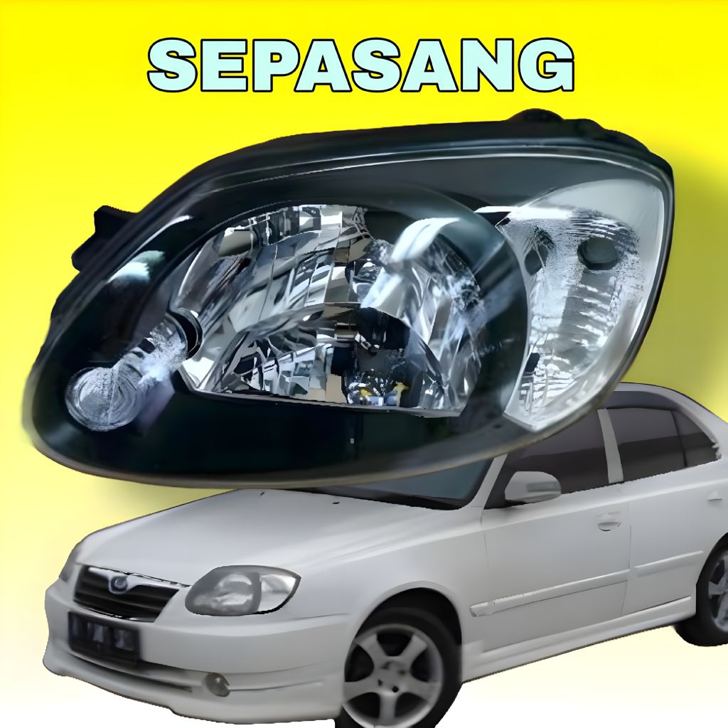 LAMPU DEPAN HEAD LAMP HEADLAMP HYUNDAI AVEGA 2008 2007 2009 2010 2011 2012 SMOKE
