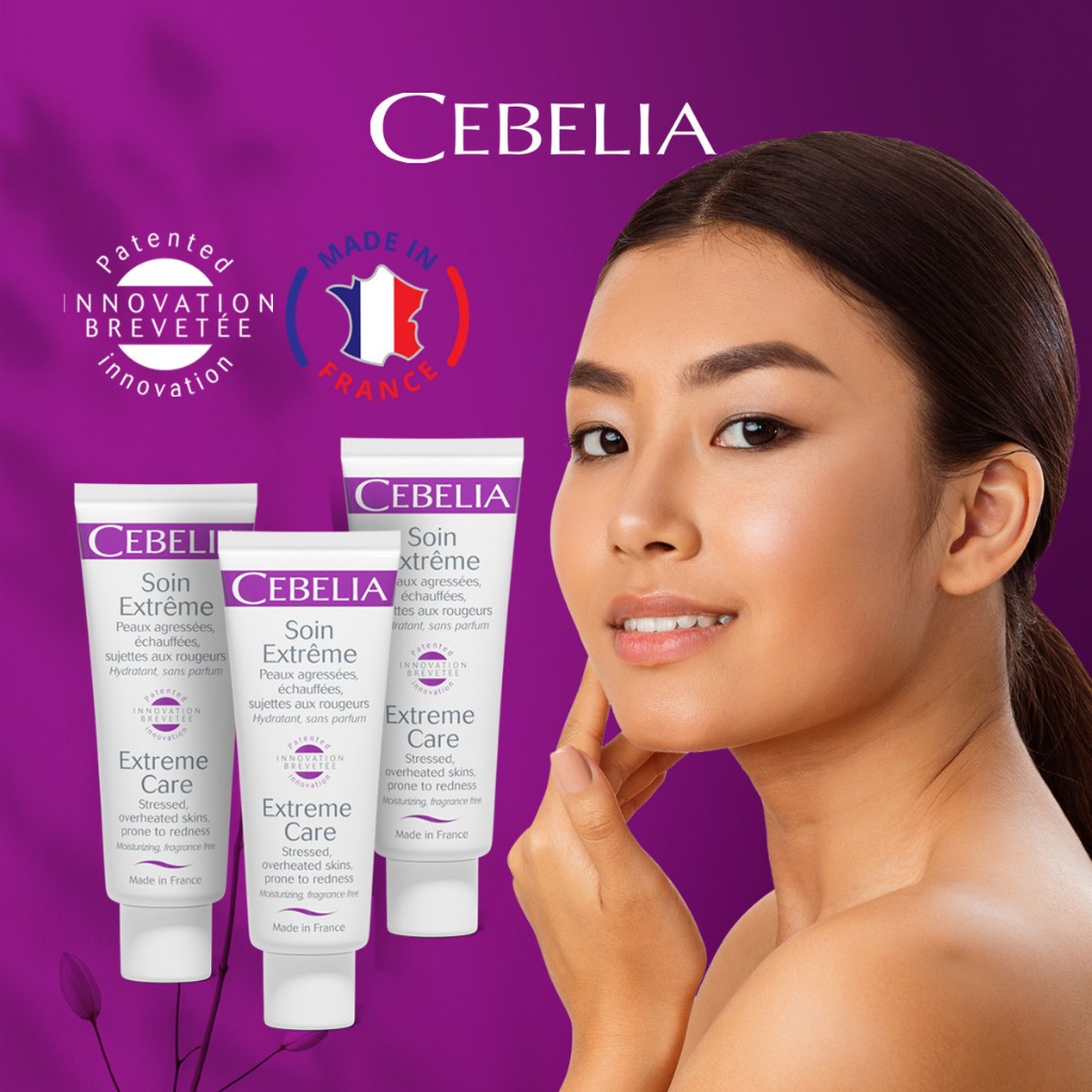 Cebelia Extreme Care 75ml Bundle 3 – Pelembab Medis dari Prancis untuk Kulit Sensitif & Pasca Laser