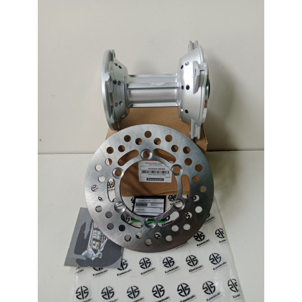 TROMOL BELAKANG 28 HOLE+ PIRINGAN BELAKANG KAWASAKI KLX 150 KLX S L DTREACKER