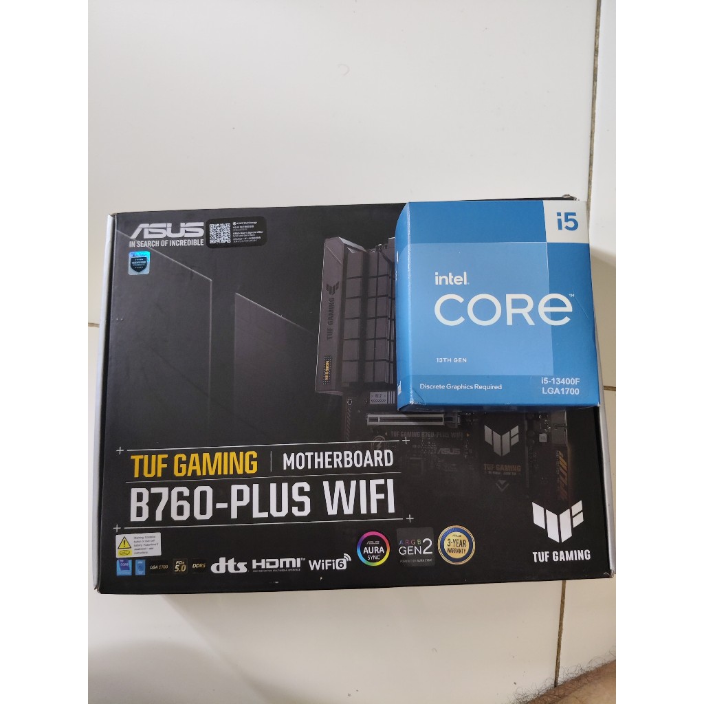 Intel Core i5-13400F + ASUS TUF GAMING B760M-PLUS WIFI