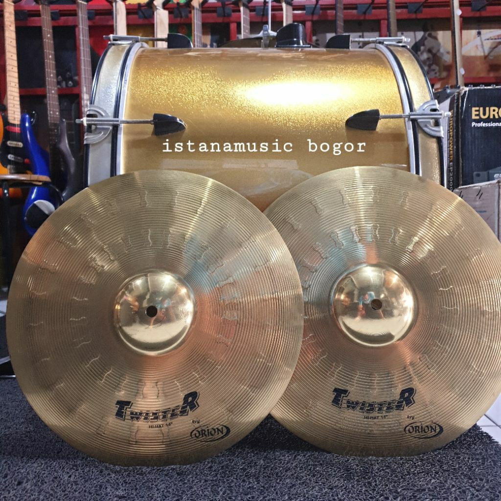 Simbal Cymbal Hi Hat 14 set sepasang merk ORION Brazil