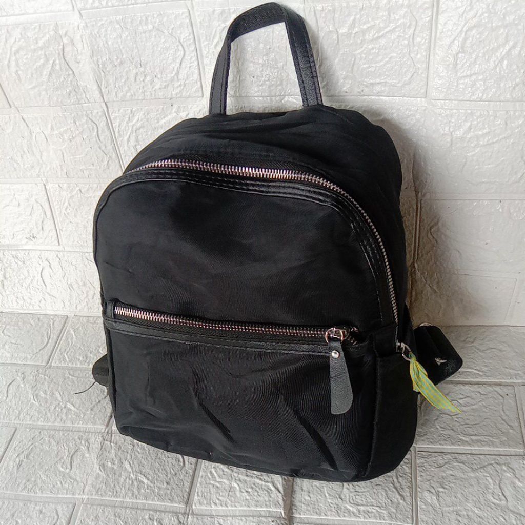 PL RANSEL MINI NILON PRELOVED BAGPACK NILON TAS WANITA