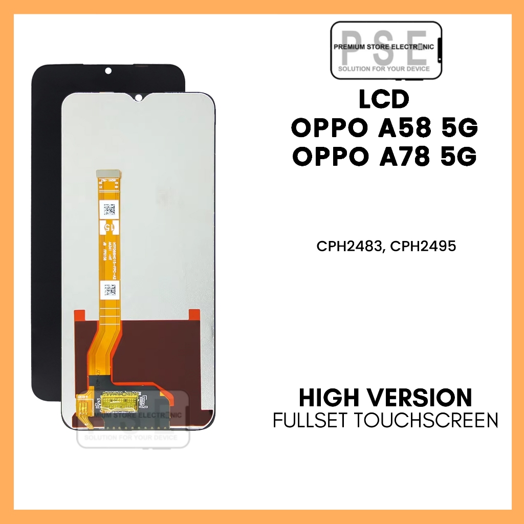 LCD Oppo A58 5G / LCD Oppo A78 5G - Fullset Touchscreen