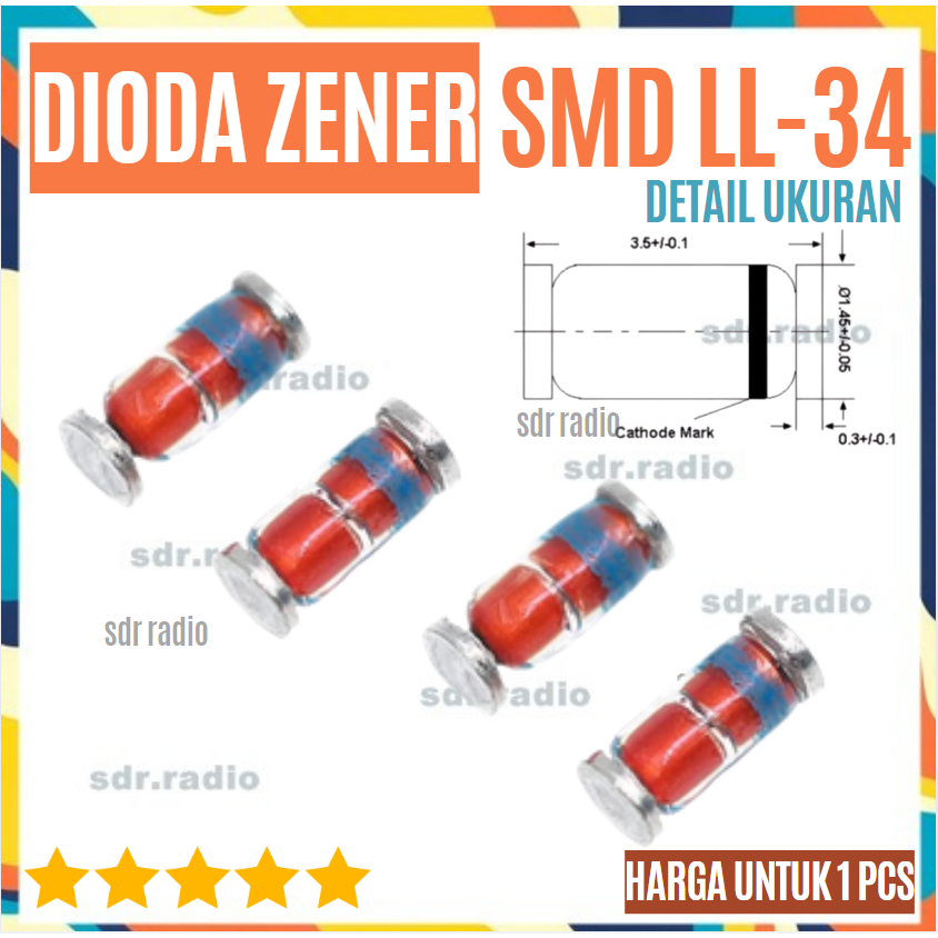 Dioda Zener 0.5w Diode 36V 36v 36 v 1/2W 1/2 0.5 0.5 w SMD 36V 0,5W