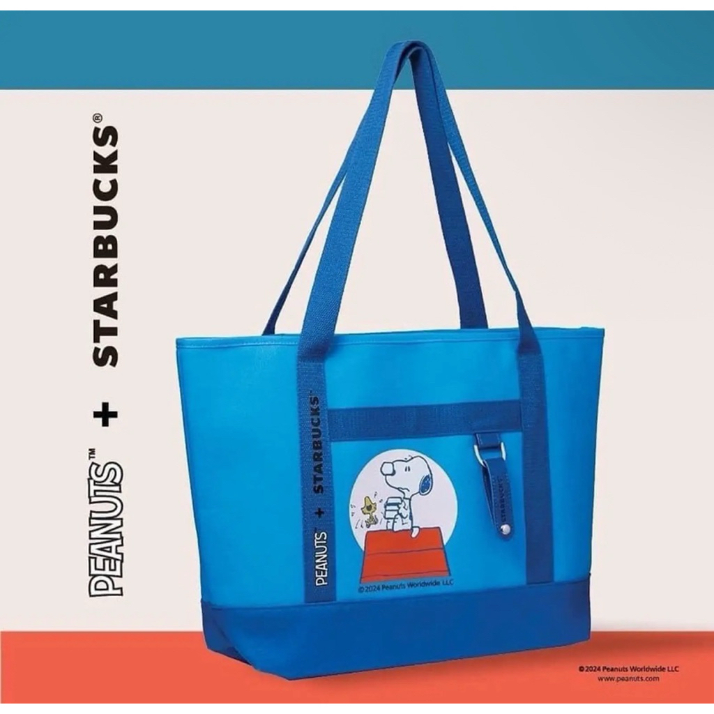 Starbucks x Peanuts Snoopy Tote Bag