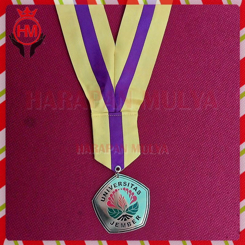 Medali Wisuda Logo UNEJ Medali Universitas Jember Logam - Harapan Mulya