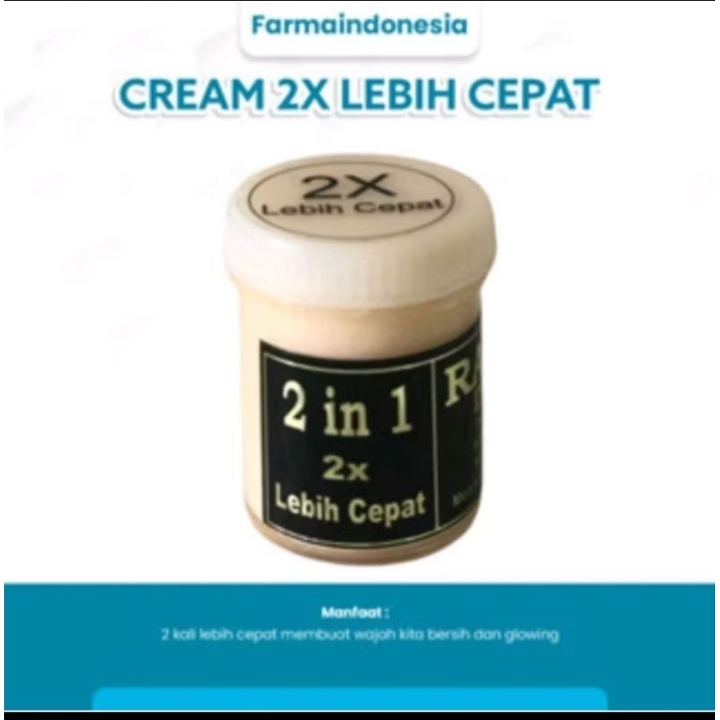 Cream 2x lebih cepat glowing dalam 7 hari