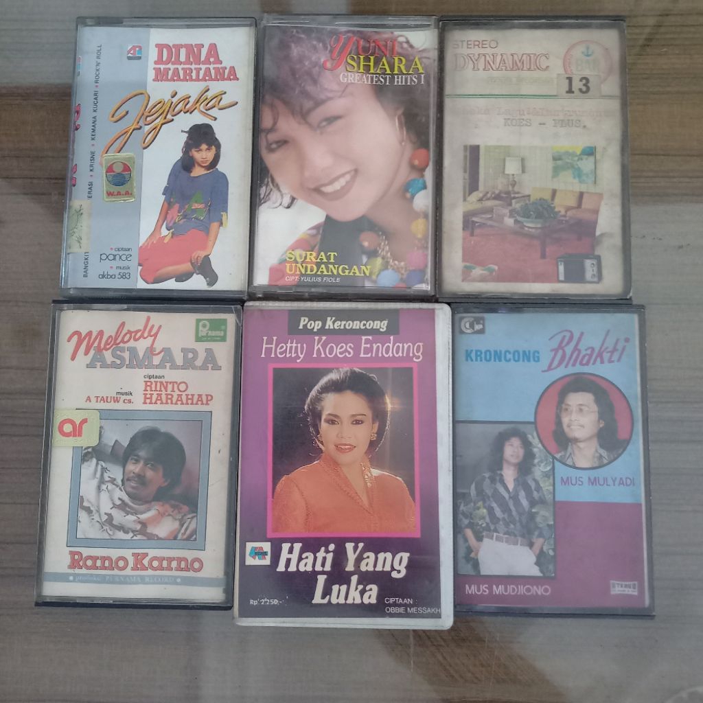 Kaset Pita Koleksi Lagu Bahasa Indonesia / Cassette Tape Koleksi Top Markotop Lagu Indonesia / Lagu 