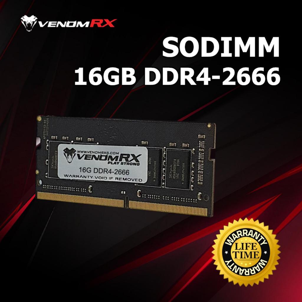 Venomrx Ram Laptop 16GB DDR4 2666-Sodimm - Memory Laptop 16gb ddr4 2666