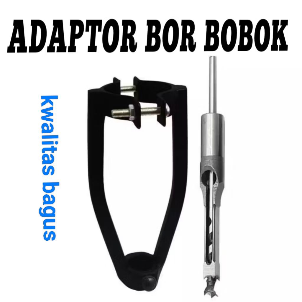 PAKET SET  LENGKAP  ADAPTOR + MATA BOR BOBOK 10 mm.