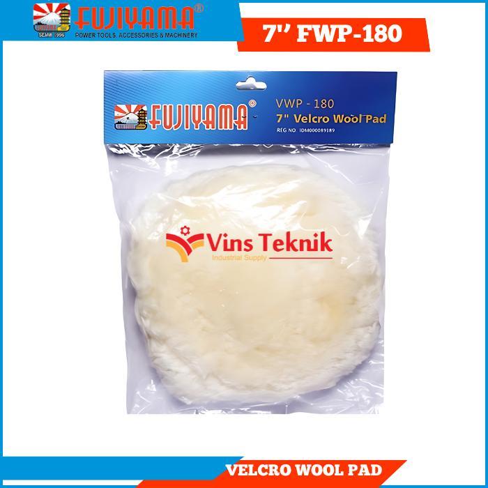 velcro kain poles finishing polisher 7inch velcro wool pad