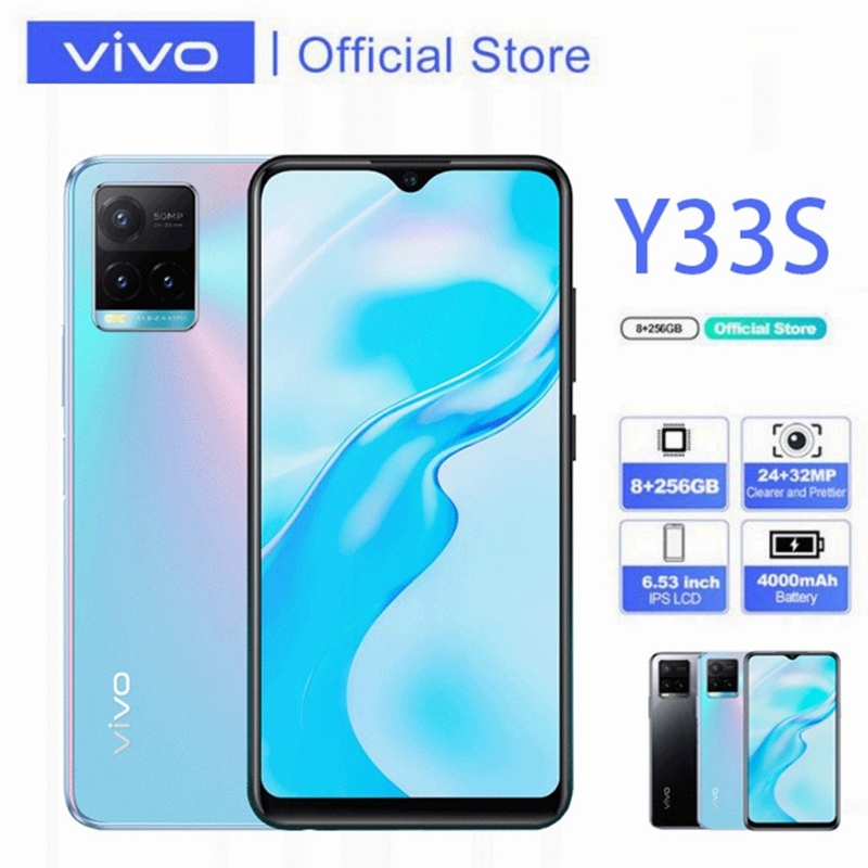 HP Vivo Y33S Ram 4/128GB | Ram 8/128GB Segel Original & Bergaransi Resmi