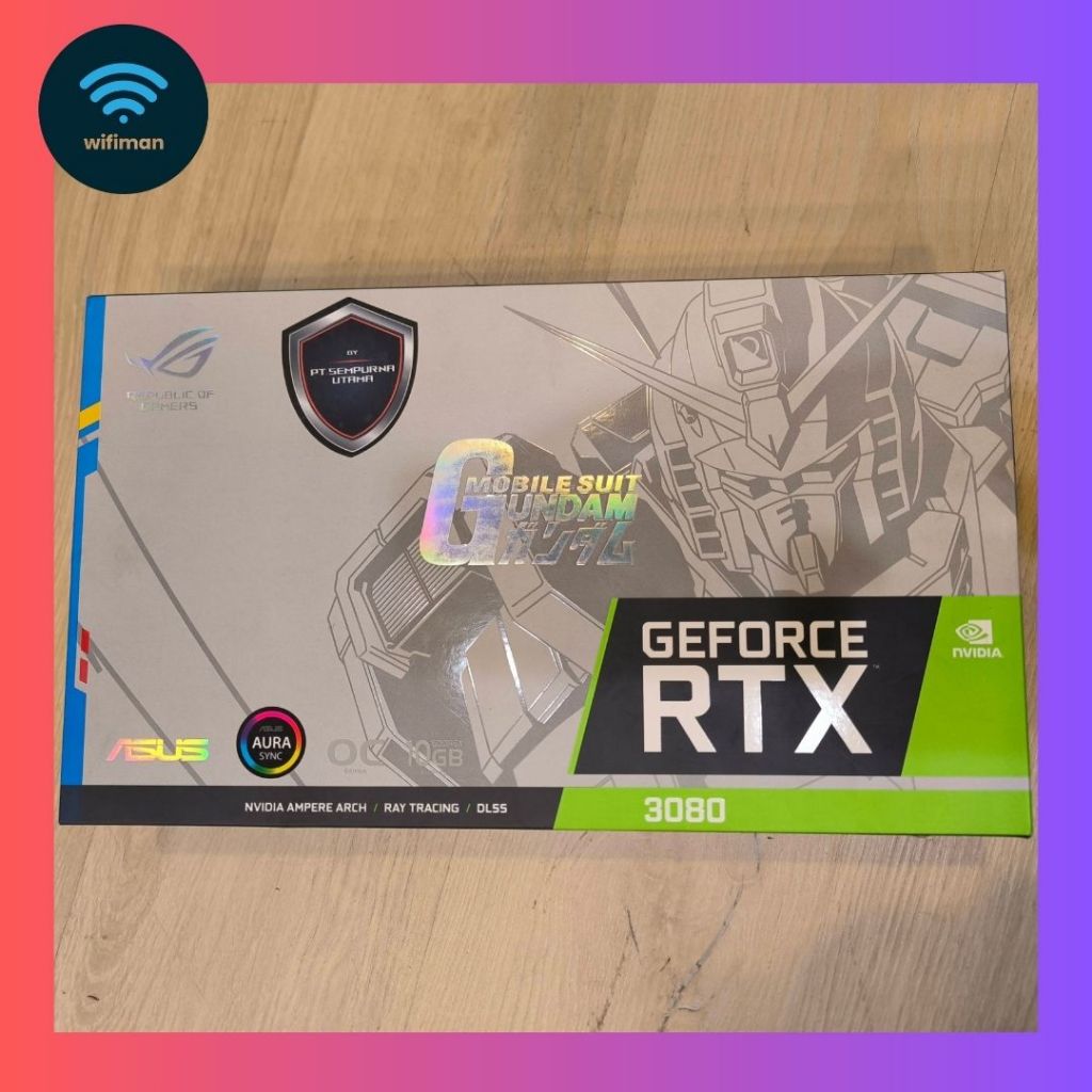 ASUS ROG STRIX RTX 3080 GUNDAM EDITION 10GB GDDR6 NVIDIA VGA / 3080