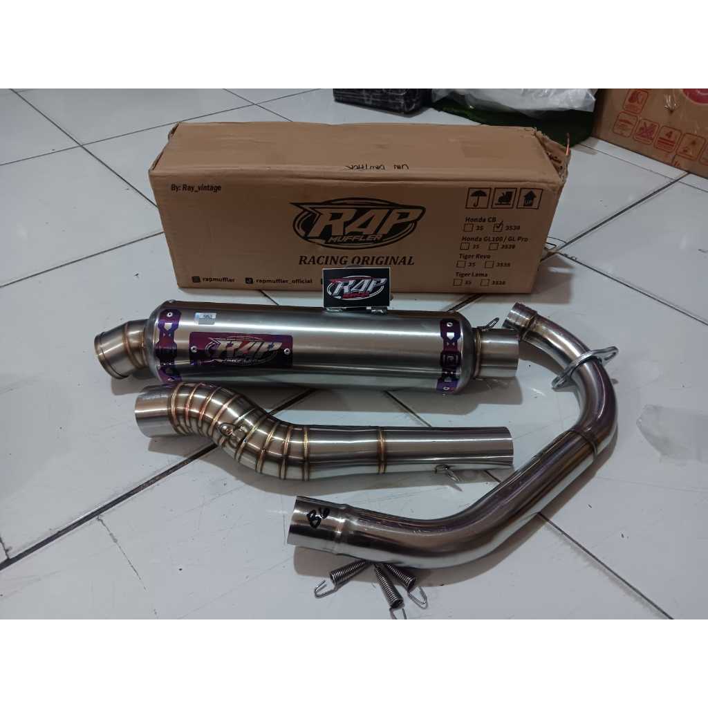 Knalpot Racing Kenalpot Dor Bass Ulem RAP Muffler pnp CB GL MP