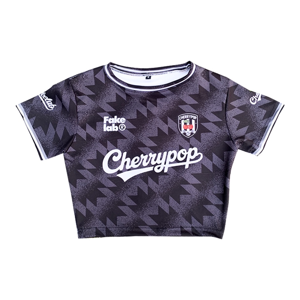 Fakelab X Cherrypop Crop Jersey / Sporty / Pakaian Olah Raga / Lengan Pendek