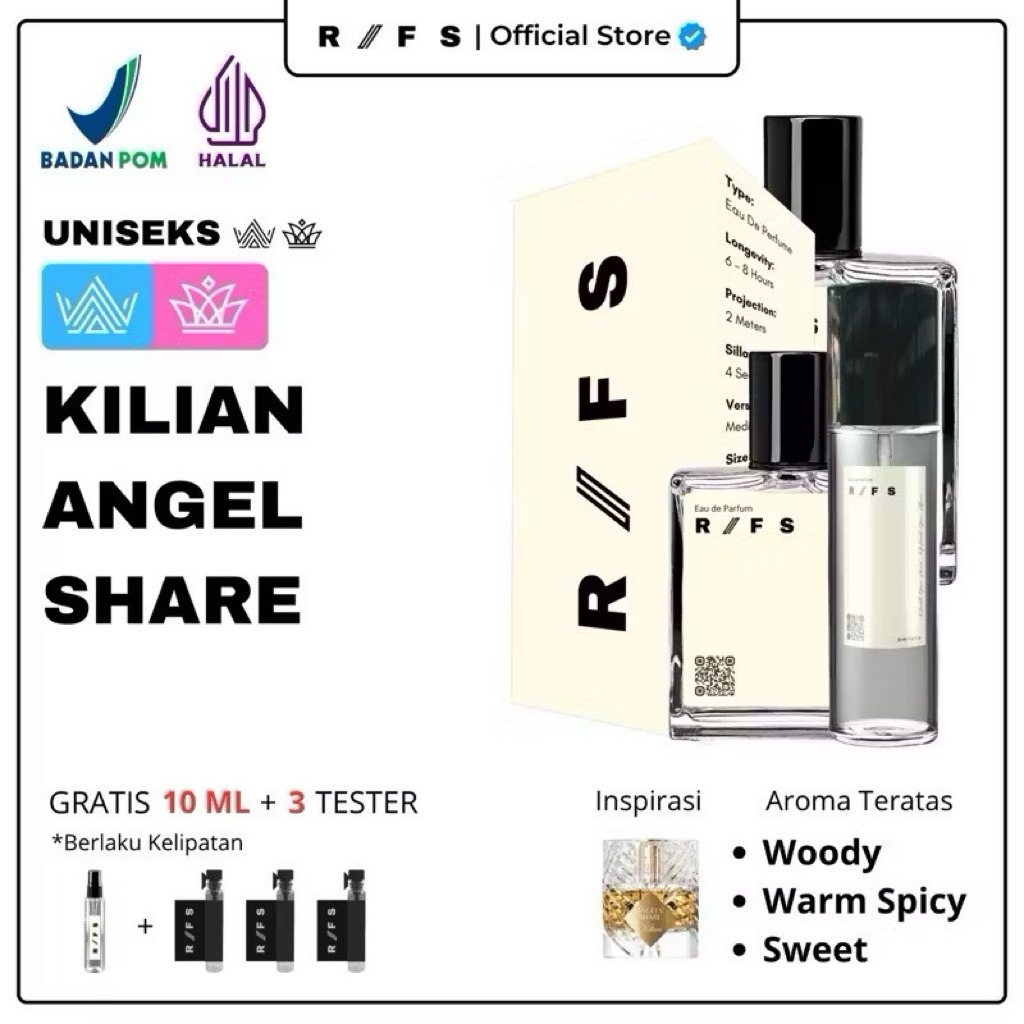 RIFS - Kilian Angel Share EDP Extrait de Parfum Dupe