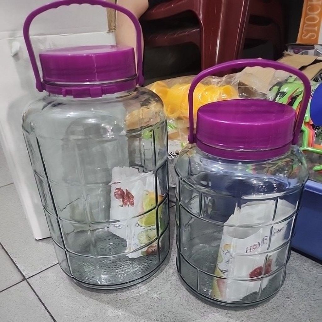 toples kaca Tutup ungu 5L 8L 16L toples kombucha toples ara toples plum