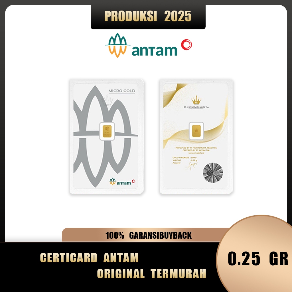 ACC MINI GOLD ANTAM0.25gr