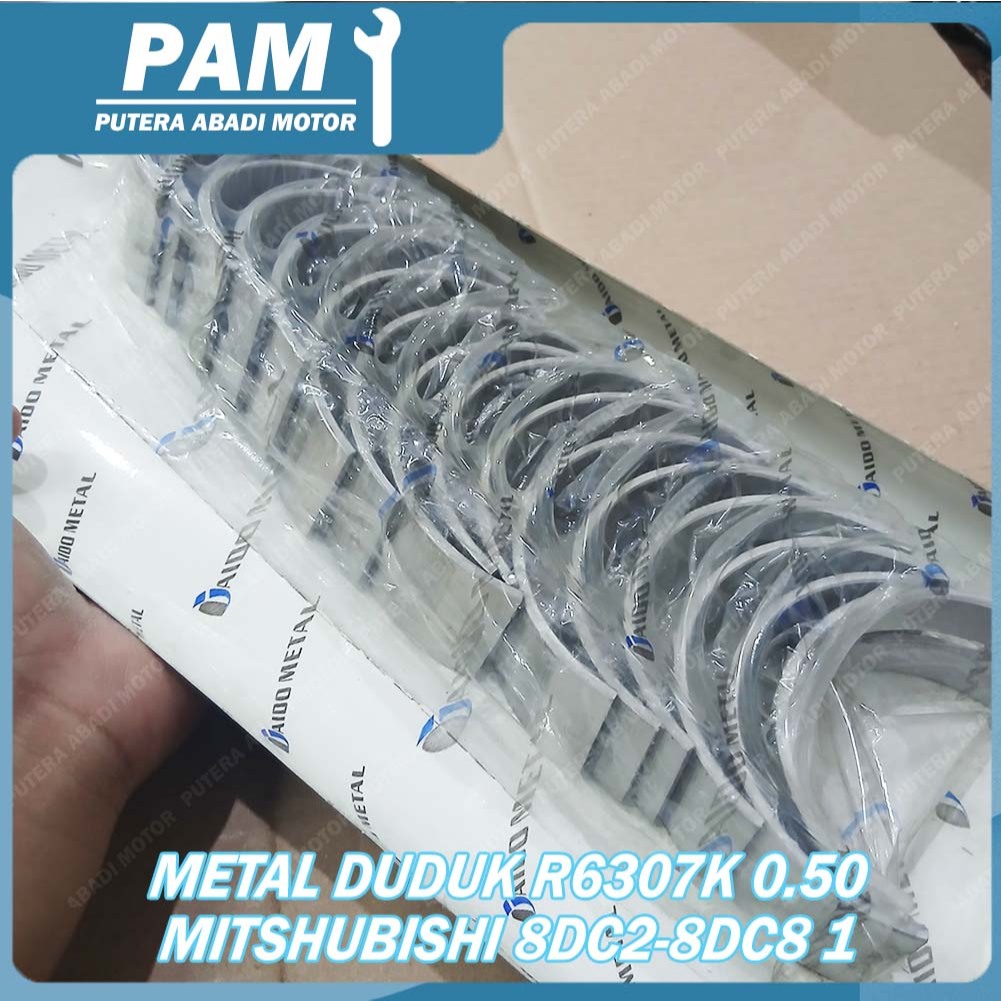 Metal Duduk Mitshubishi 8DC2 / 8DC8 1 Merk Daido Metal R6307K Size 0,50 (OSA)ff