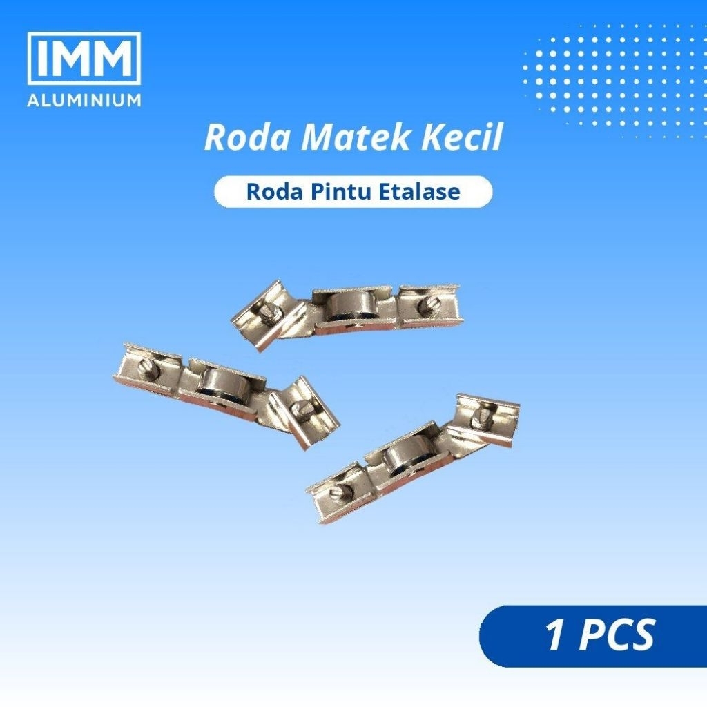 Roda Matek Kecil / Roda Pintu  Pintu Geser Etalase Kaca Showcase