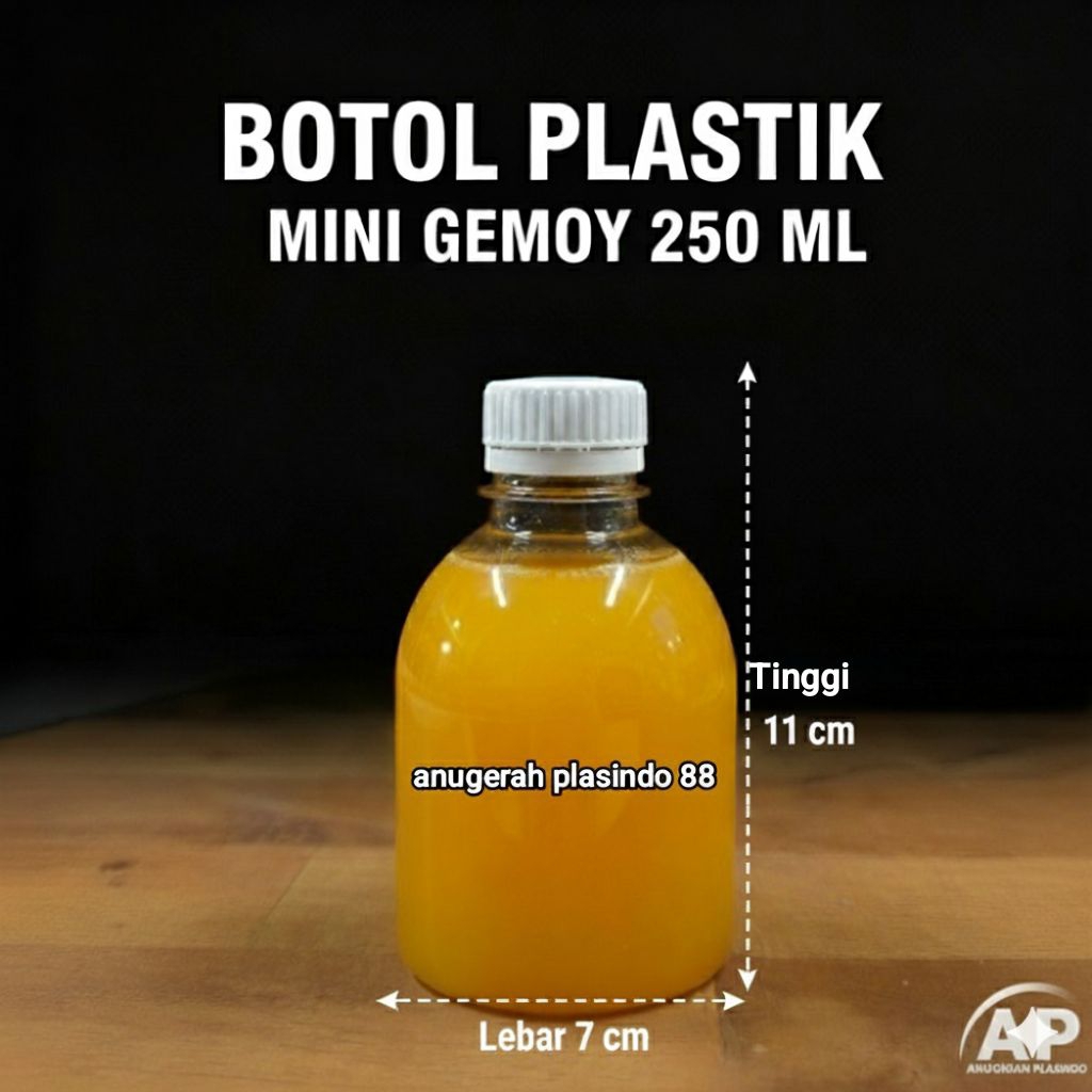 BOTOL MINI GEMOY 250 ML 1 BAL ISI 107 PCS CARGO