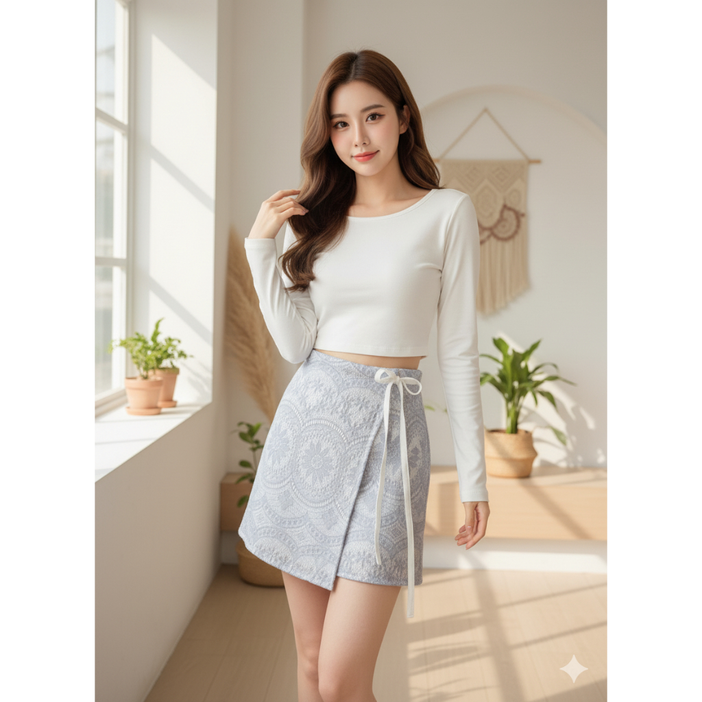 SKORT BRUKAT 6939 | ROK CELANA BRUKAT WANITA | ROK CELANA WANITA