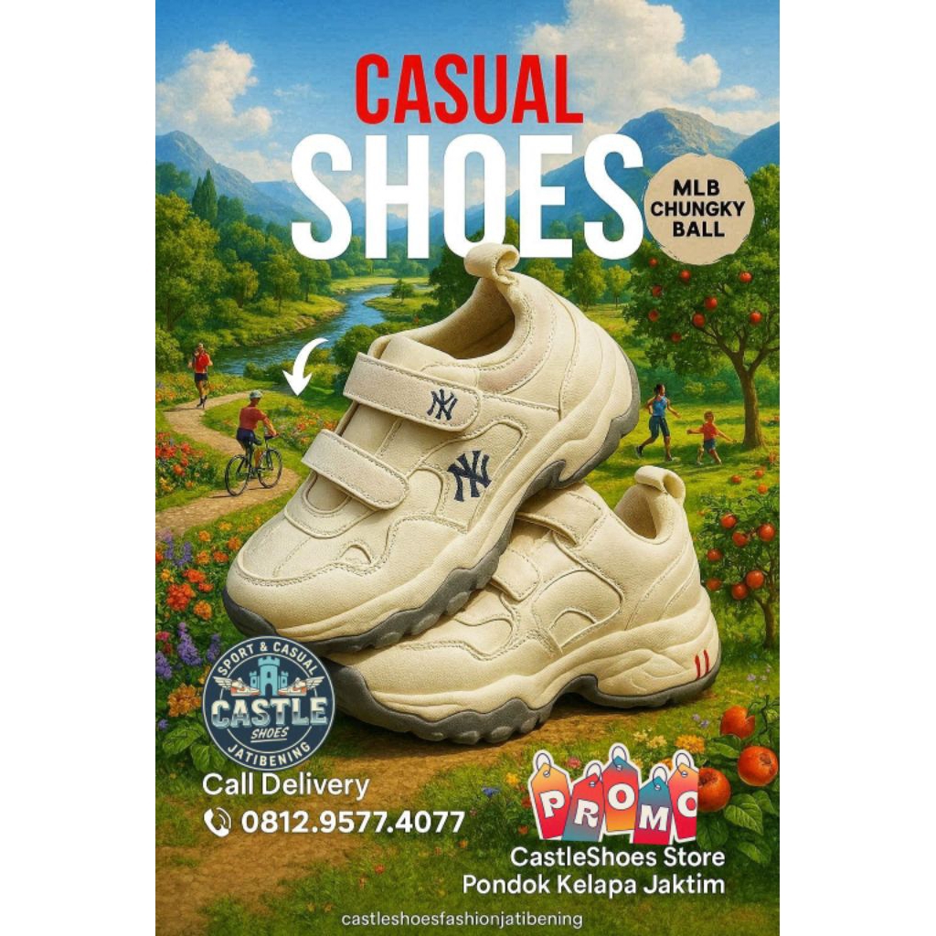 SEPATU SANDAL MLB PRIA WANITA