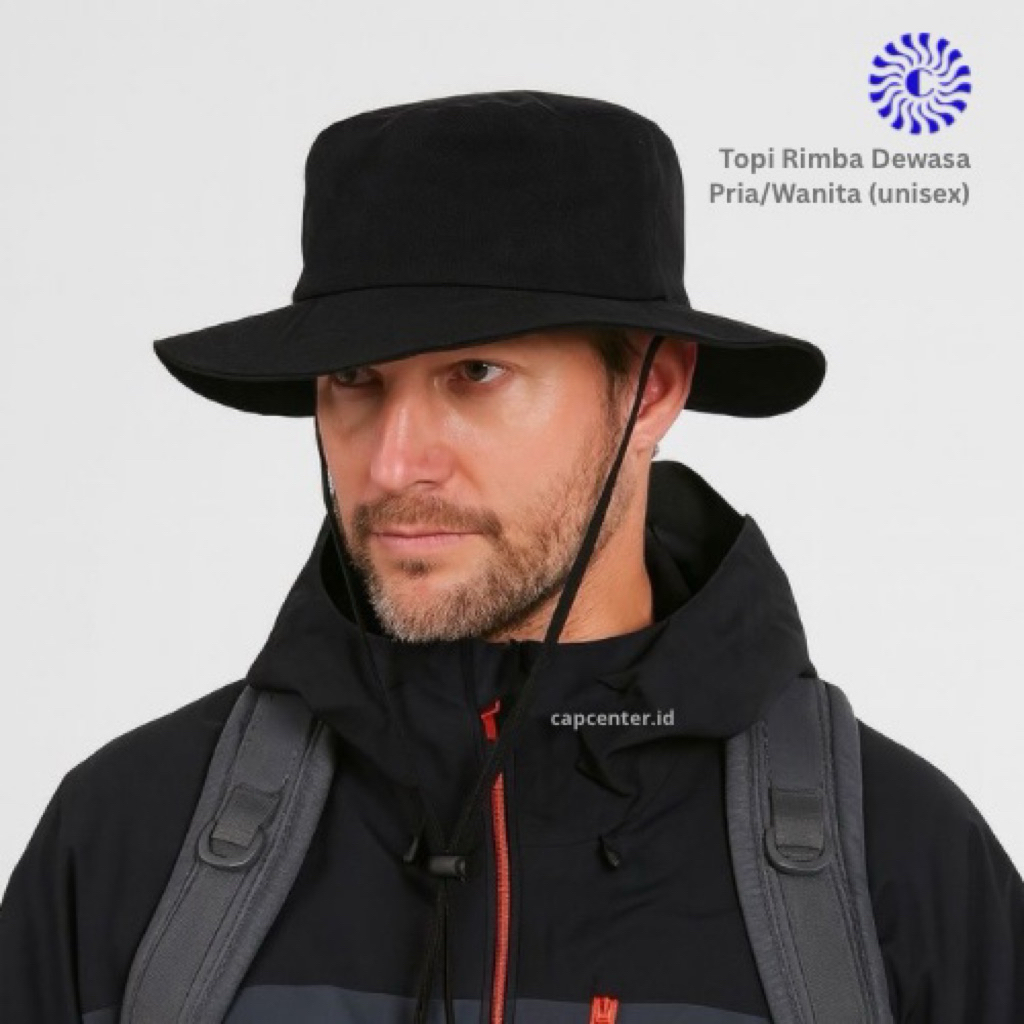 Topi Rimba Dewasa Topi Gunung Topi Hiking Topi Camping Topi Outdoor Pria Wanita Unisex
