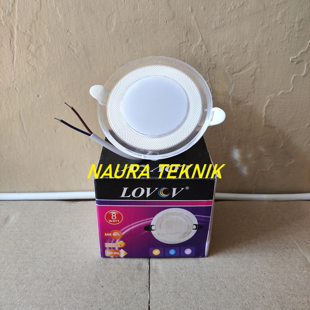 Lampu Downlight 3 Warna / Panel LED 3 Warna Lampu Garansi Murah