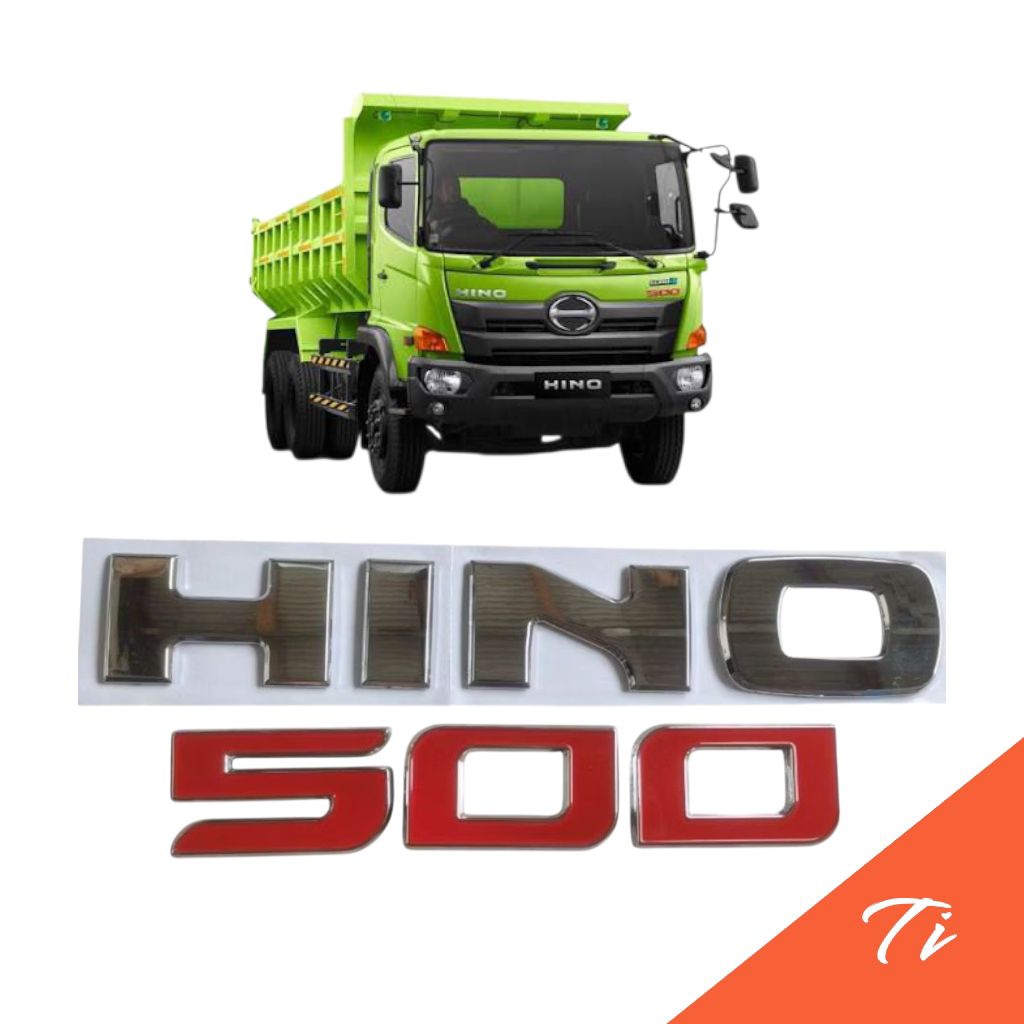 Emblem Tulisan Hino 500 / Emblem Hino 500 / Emblem Logo 500 Hino