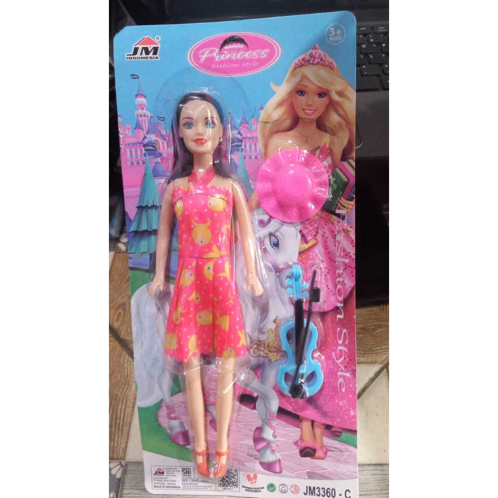 MAINAN ANAK BONEKA PUTRI TOPI & BIOLA