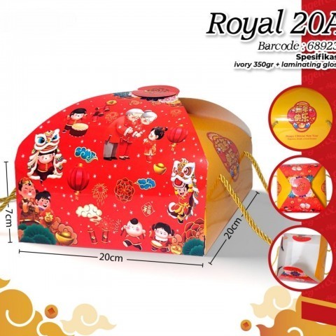 Box CNY/ Box Imlek Royal 20A 20x20x7cm