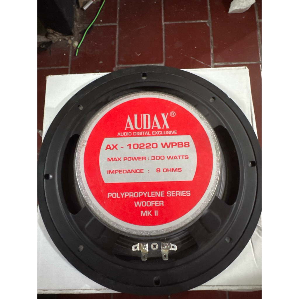 Speaker Audax 10" Ax 10220 Wpb8 300W 8Ohm