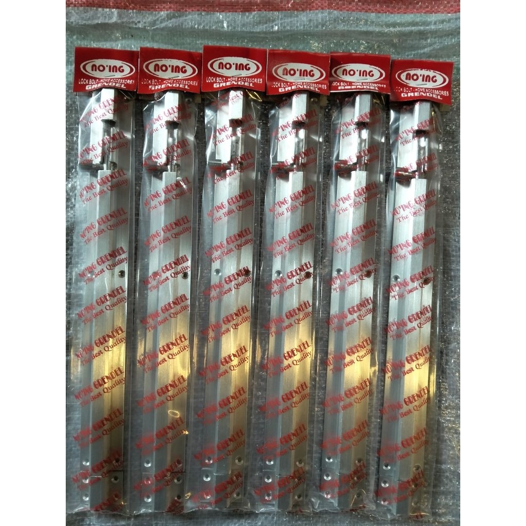 Grendel slot aluminium kunci pintu 12inch30cm/6bj